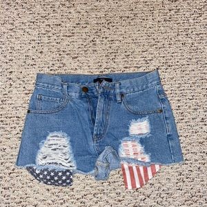 american flag XXI shorts